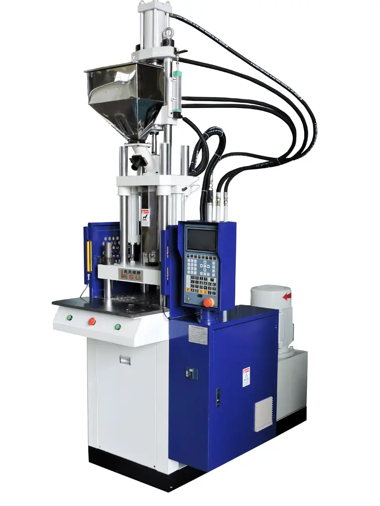 Vertical injection molding machine